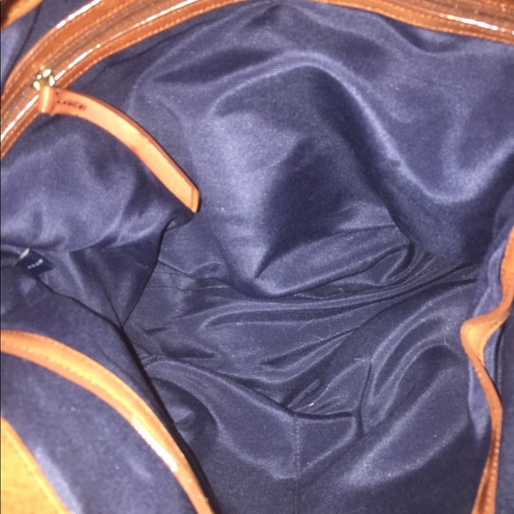 Cognac Tan Leather Braided Shoulder Bag - Picture 7 of 8